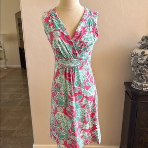 Lily Pulitzer summer dress. Tropical party punch colors. Size small